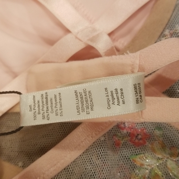 💕FOR LOVE AND LEMONS x VS💕 April Bloom Bustier ~ Pink Floral Large L NWT - Picture 15 of 15